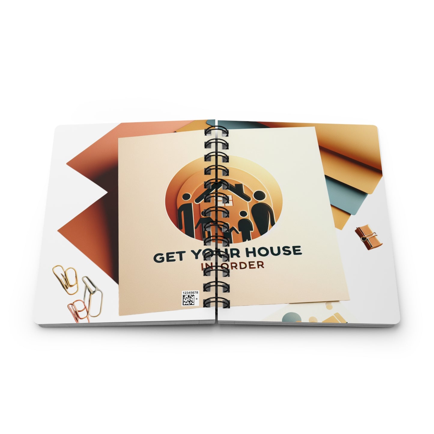 Get your house in order: Spiral Bound Journal