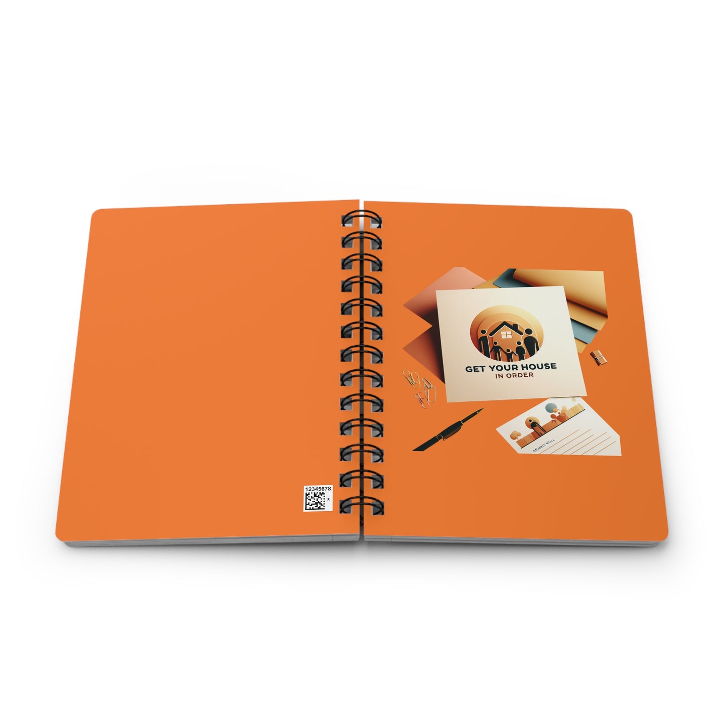 Copy of Get your house in order: Spiral Bound Journal