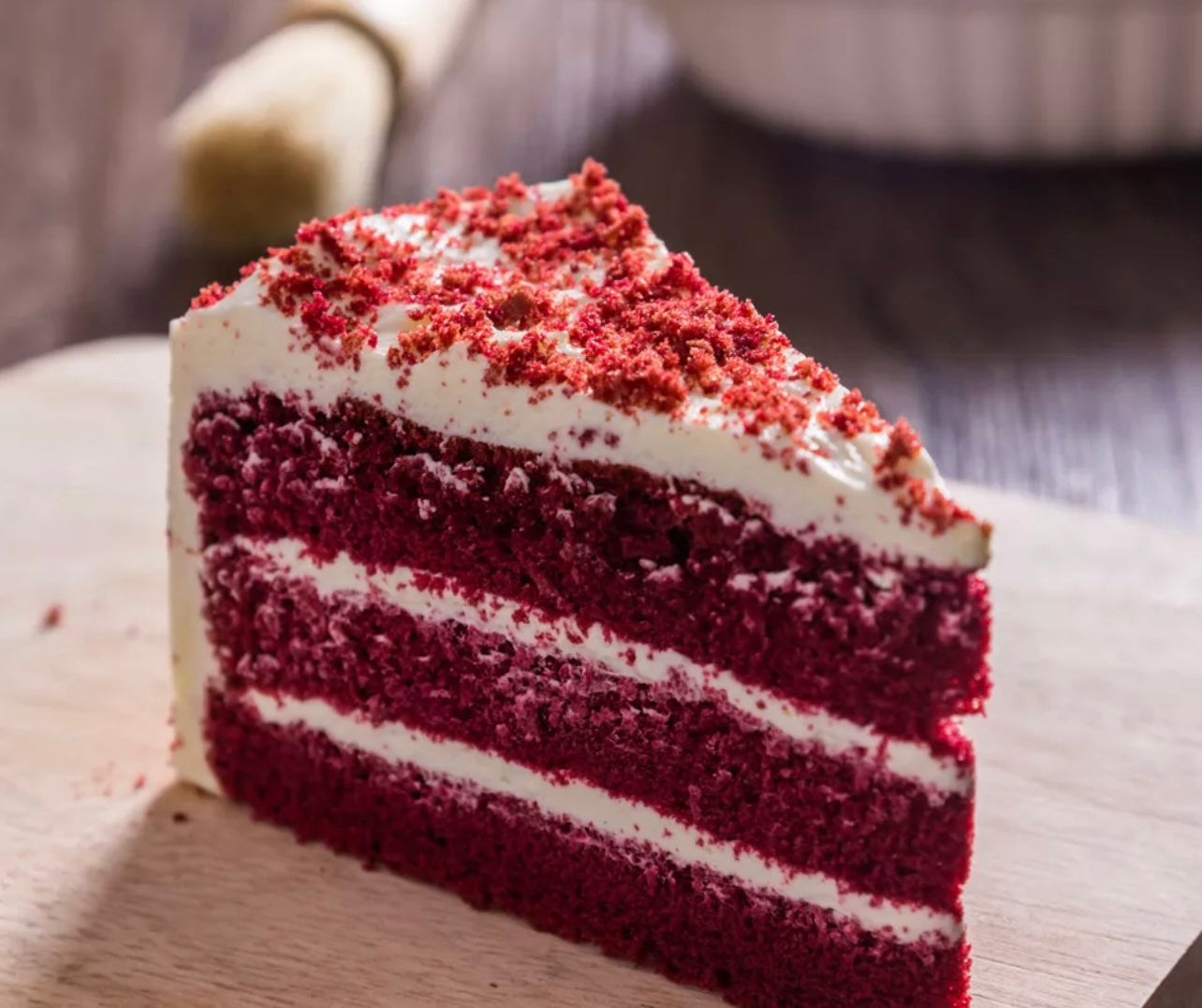 Red Velvet Cake Slice